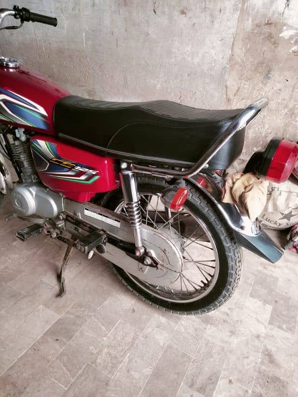 honda cg 125 khi number good condition 2