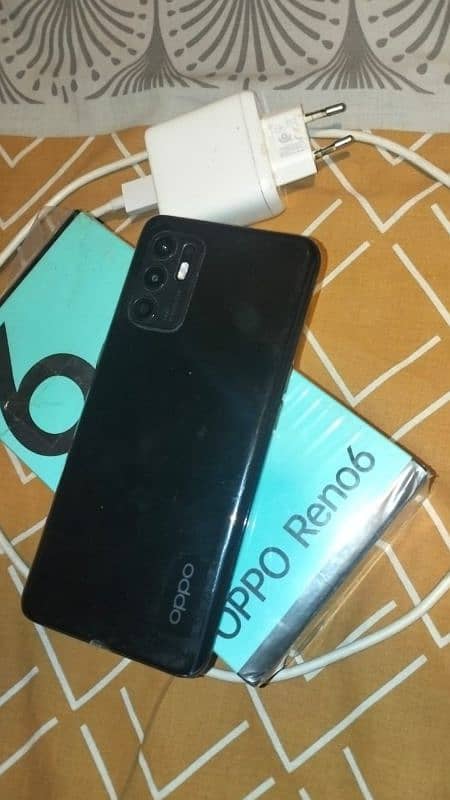 oppo reno 6 10 by 10 full box mobile no 03111588012 0