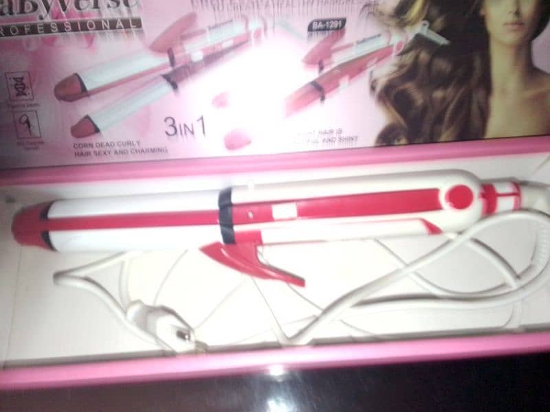 3 in 1 straightener , curler , pumping 0