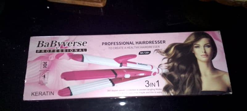 3 in 1 straightener , curler , pumping 1