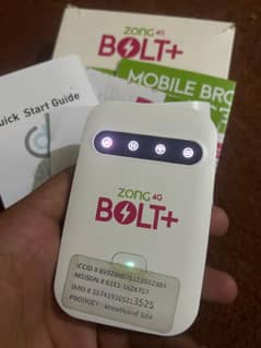 zong 4g bolt+ internet device for sale 10/10 condition slightly used