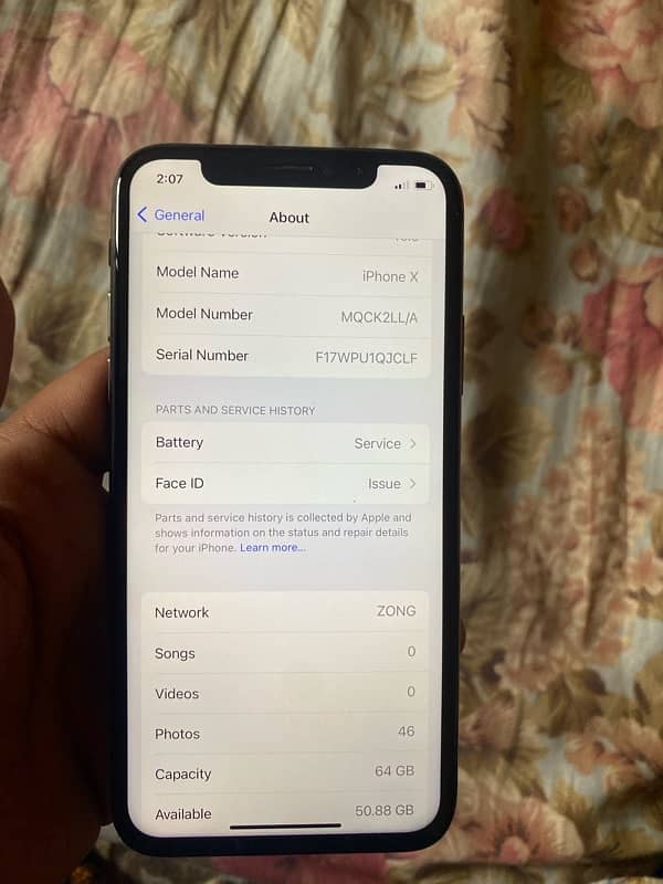 iphone X (non Pta) sim working 5