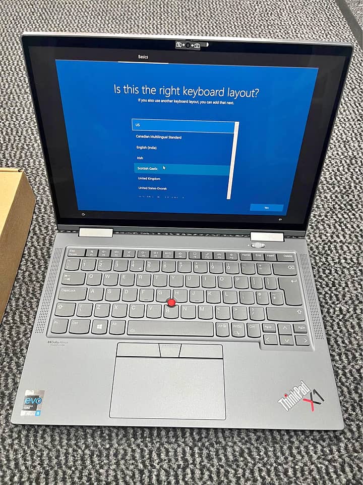 Thinkpad X1 Yoga Titanium (2022) Extreme Intel Core i7/32GB RAM 2