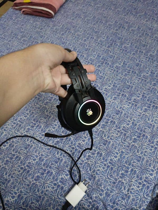 bloody g528c gaming headset with usb connector 2