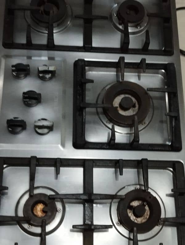 5 burners (hob) fortile 1