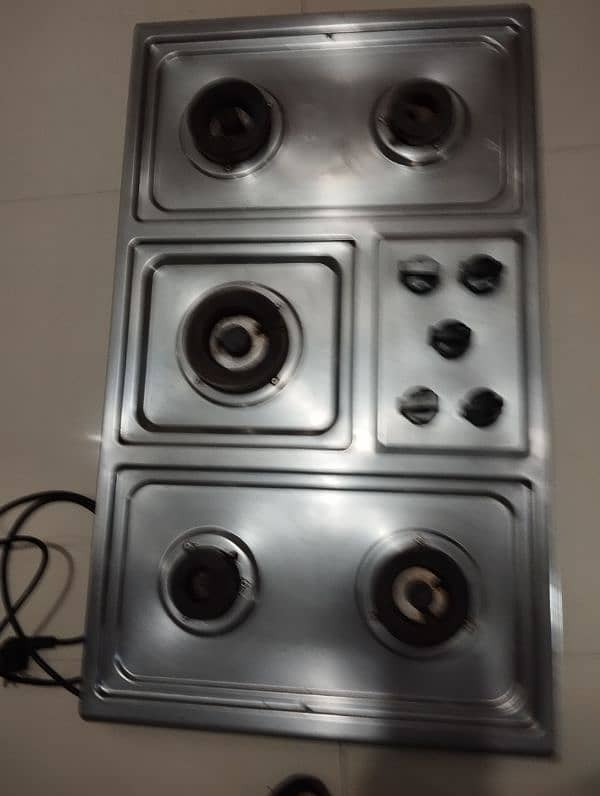 5 burners (hob) fortile 3