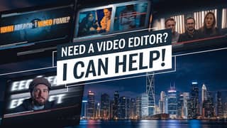 Get your videos edited professionally | Vlogs | youtube videos