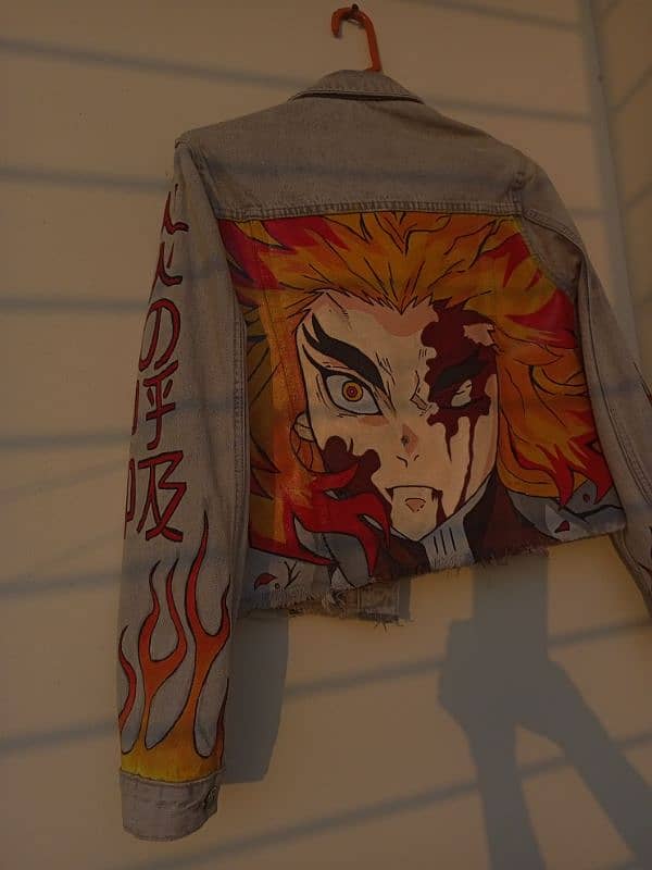 Hand painted Denim jacket 1