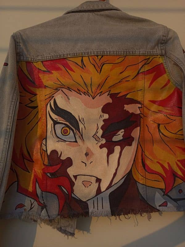 Hand painted Denim jacket 2