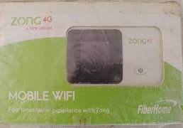 Zong 4G  Fiber screen wifi Device