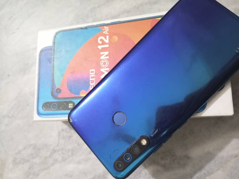 Tecno camon 12 air 64gb 4gb with box (03075491881) 2