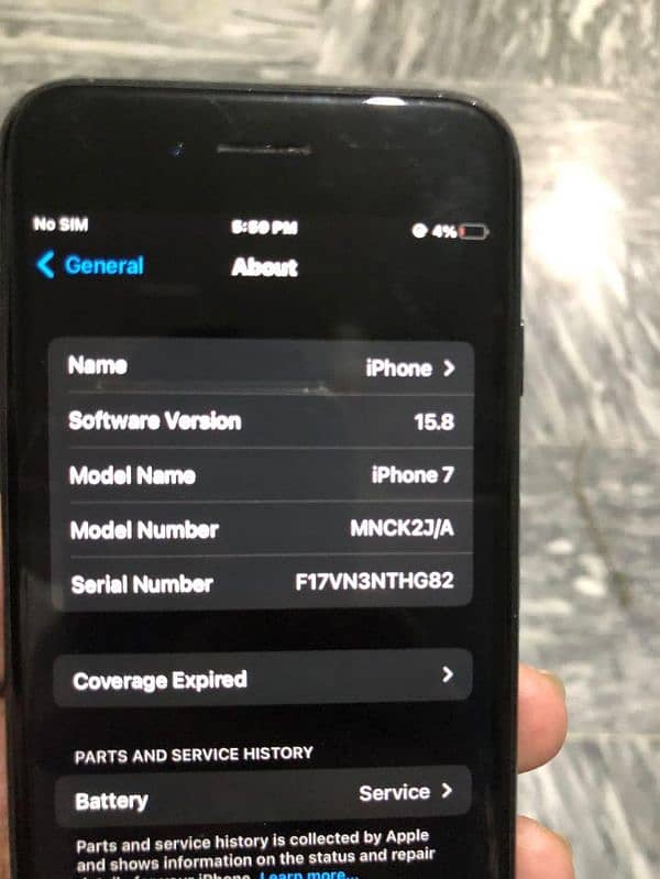 Iphone 7 128gb non-pta 5