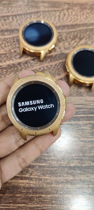 Samsung Galaxy watch 42mm gold stainles steel 100% original bezel onlt 0