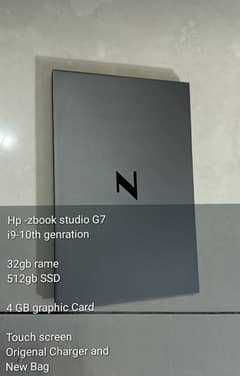 HP zbook Studio G7 core i9