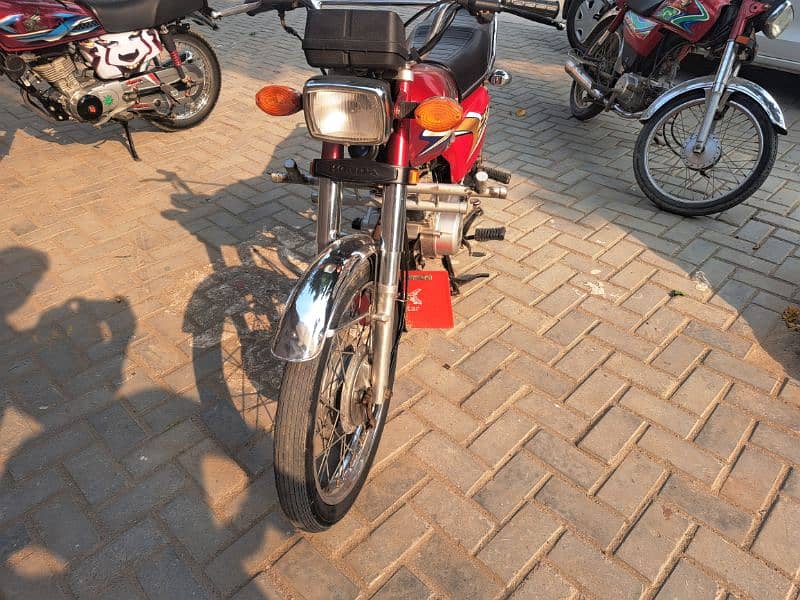 honda cg 125 2020 model for sale urgently 4