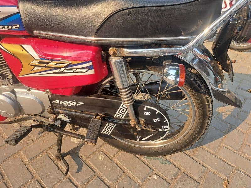 honda cg 125 2020 model for sale urgently 7