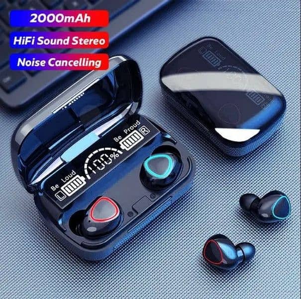 M10 Wireless Bluetooth EarBuds with Powerbank 6