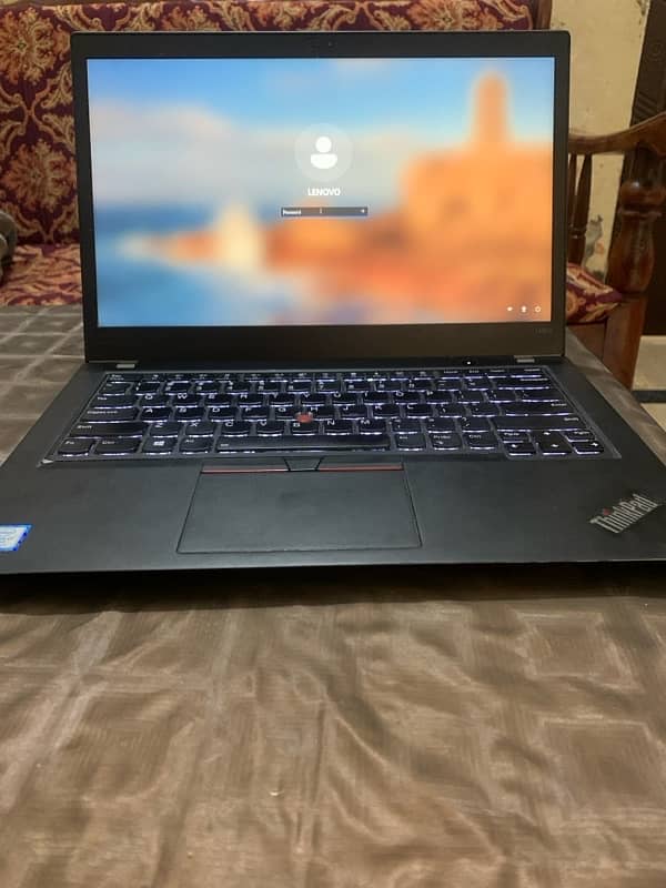 Lenovo t480s slim edition Intel core i7 8 Gen 4