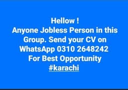 Vacancies Open in Karachi 0