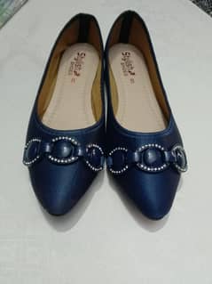 Blue  colour Ladies winter Shoes