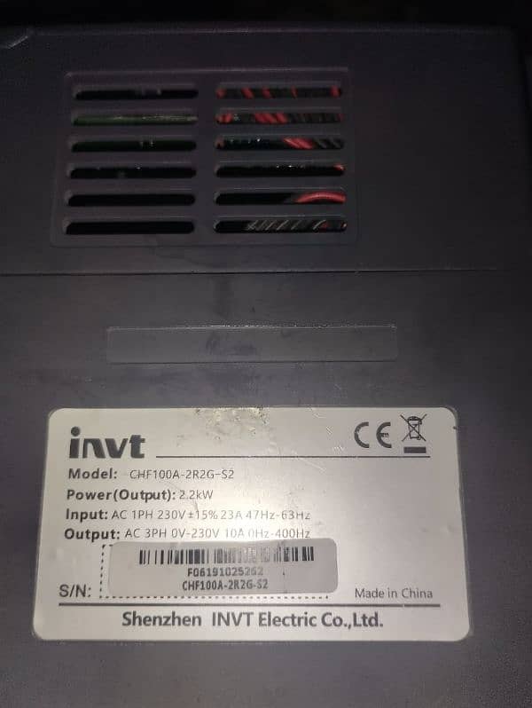 INVT VFD 2.2KW 3 Phase Inverter 2