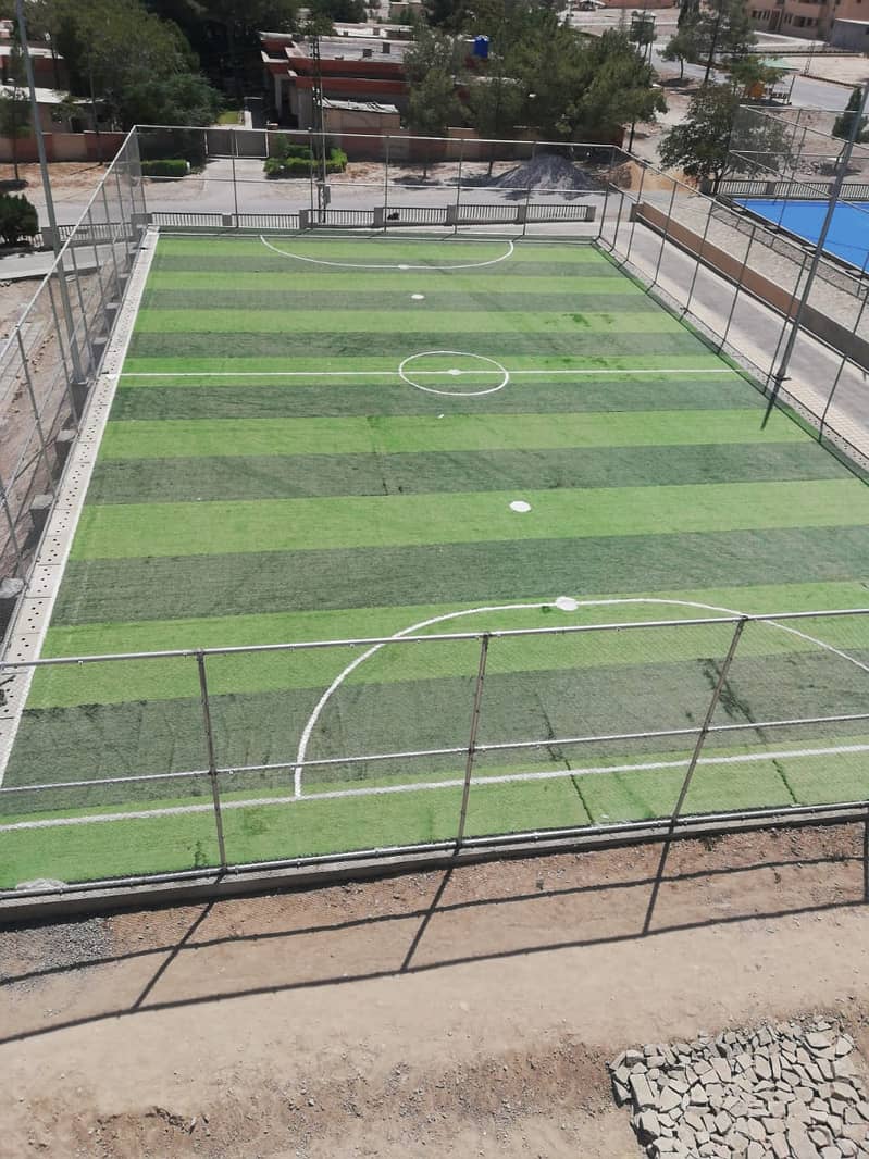 Futsal 6 man game in quetta Artificial grass Ground 50mm| 0