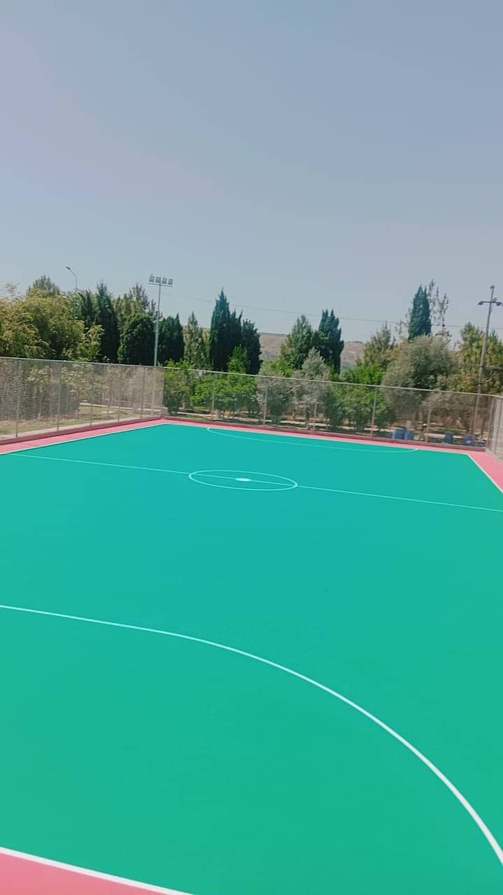 Futsal 6 man game in quetta Artificial grass Ground 50mm| 3