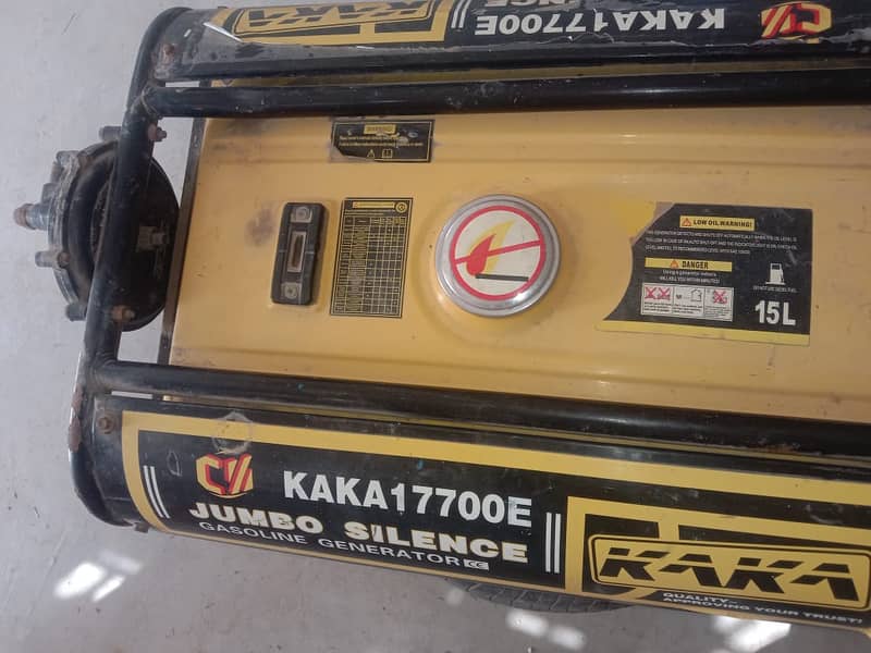 KAKA17700E Gas&Fuel Generator Used 3-4 Months 3.0Kva 2