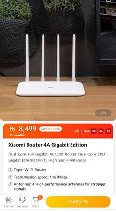 Xiaomi Router 4A Gigabit Edition Brand New