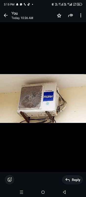 1.5ton haier Dc inverter 0