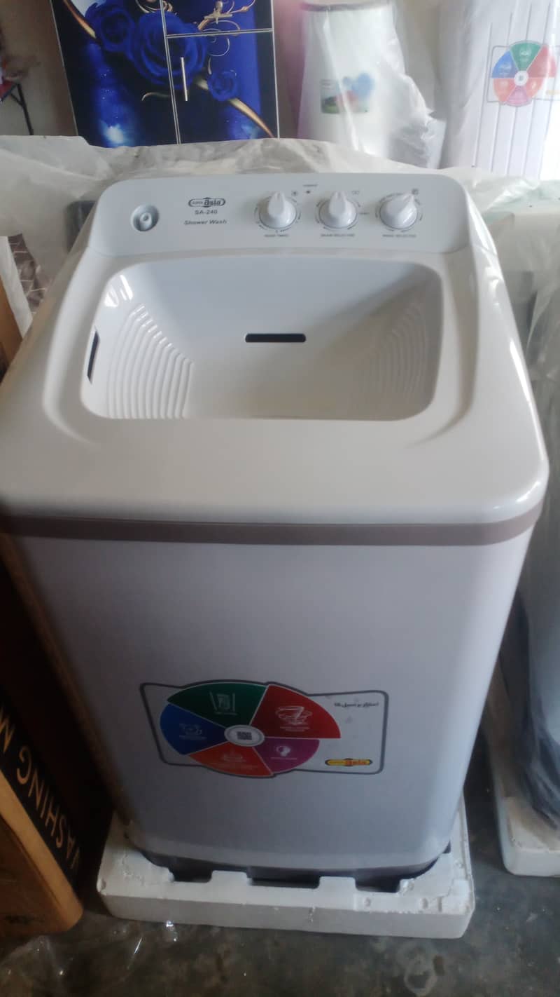 Super asia shower wash washing machine and dryer dono alag alag han 3