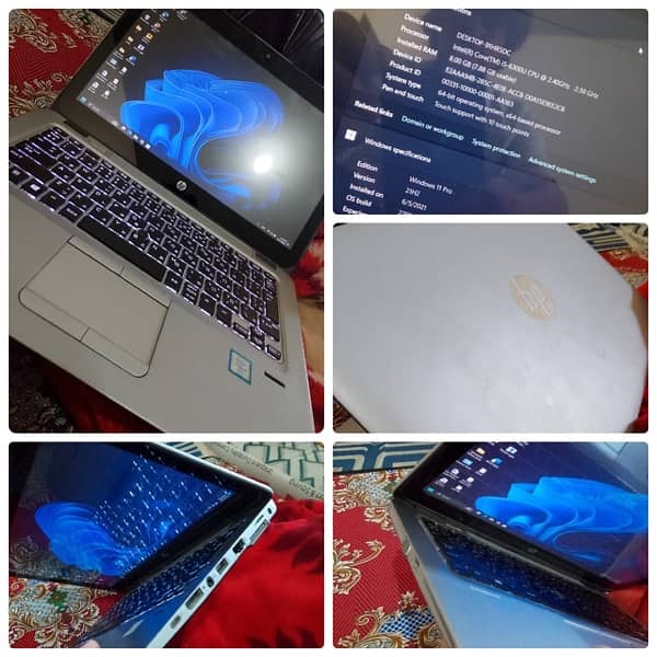 hp elite book core i5 6th generation 4