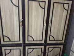 wooden clothing wardrobe