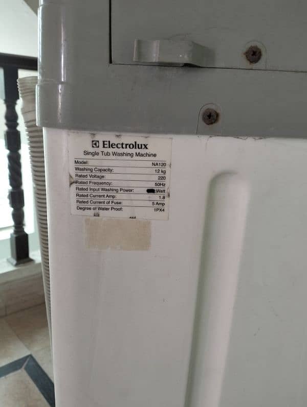 Electrolux washing machine 5