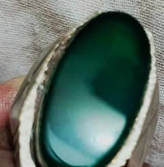 urgent sale original aqeeq stone chandi ring