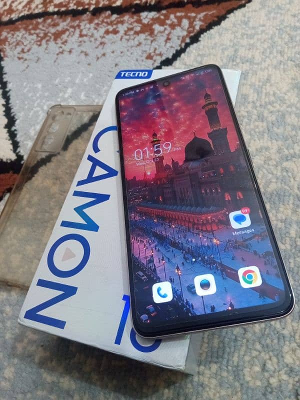 Tecno camon 18T with box 6