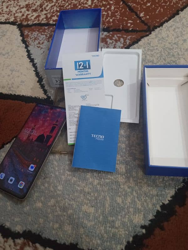 Tecno camon 18T with box 11