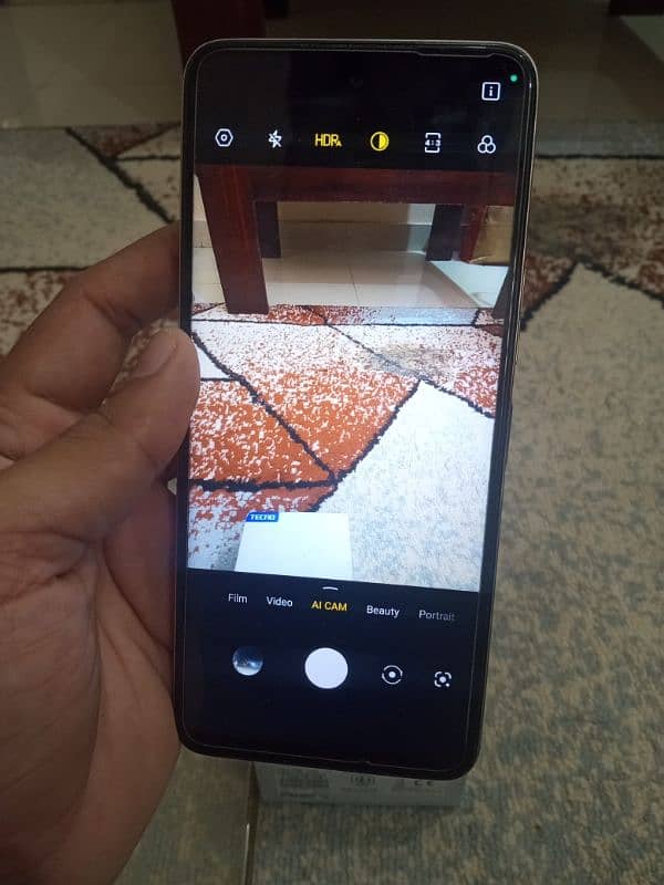 Tecno camon 18T with box 12