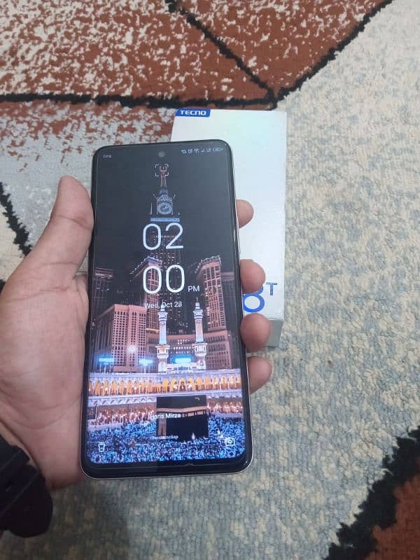 Tecno camon 18T with box 14