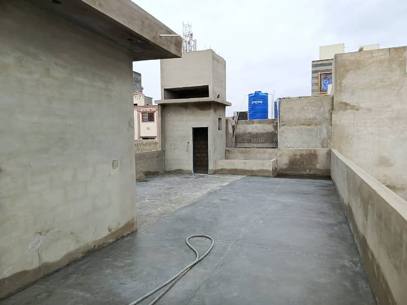 120 Sq Yrd Grey Structure House Double Storey For Sale In Saaadi Town 16