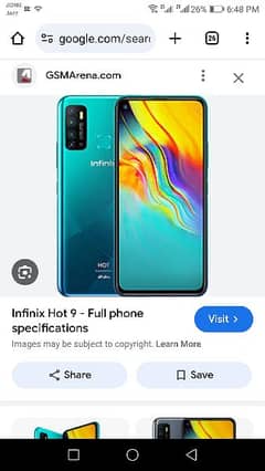 infnix hot 9 play price fainal