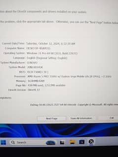 Lenovo x395-Touch Ryzen 5=Core i7 10thGEN 16GB-RAM 256GB-SSD 2GB 4