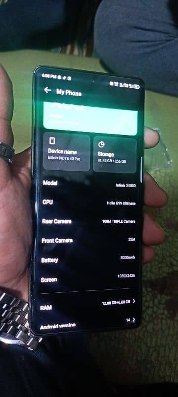 infinix note 40 pro (8 month warranty) 5