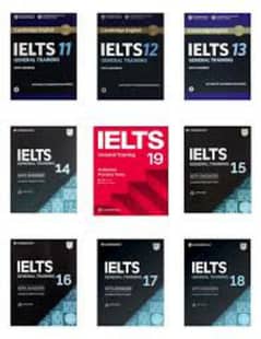 IELTS BOOKS 11 to 19 price 2000