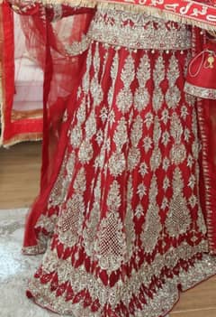 1 time used lehnga for sale . Stitched on order