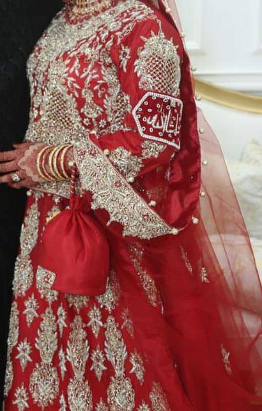 1 time used lehnga for sale . Stitched on order 1