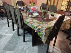 dining table with chairs  available for sale