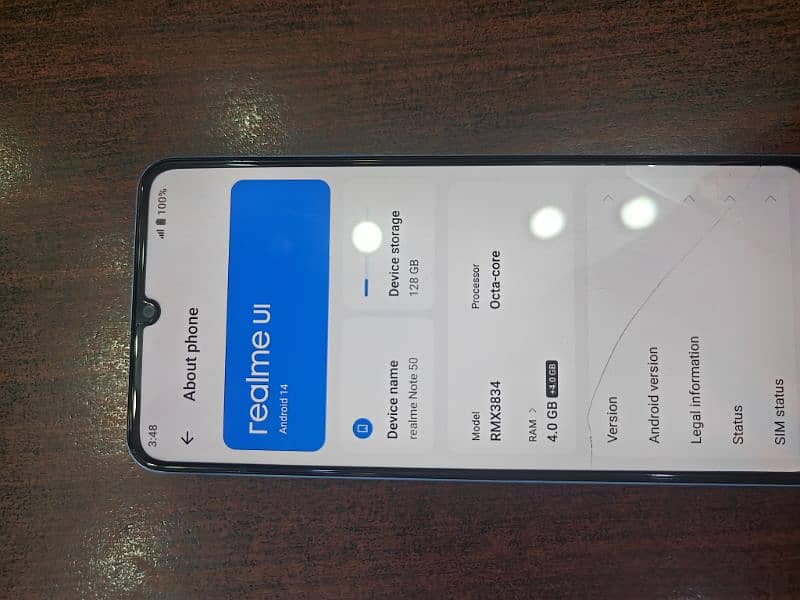 hi I am selling realme note 50 0