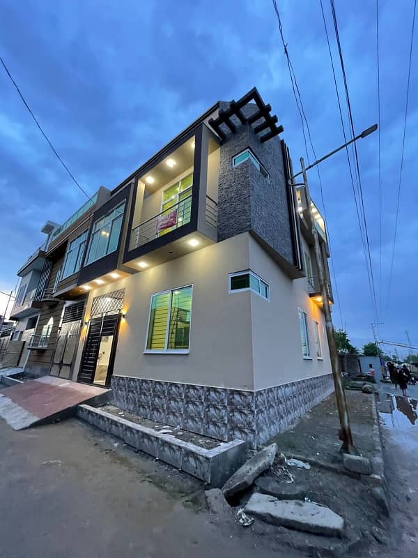 Gorgeous Corner 3 Marla House For Sale Available In Sufiyan Garden 0