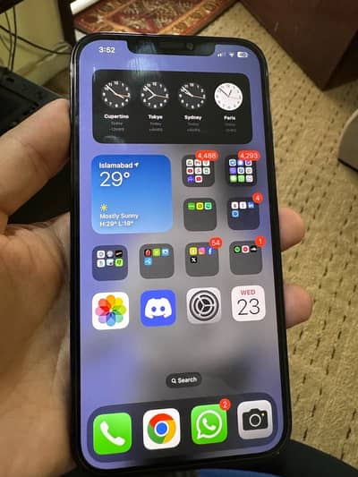 iPhone 12 Pro 128GB max PTA approved for sale in 10/10 condition